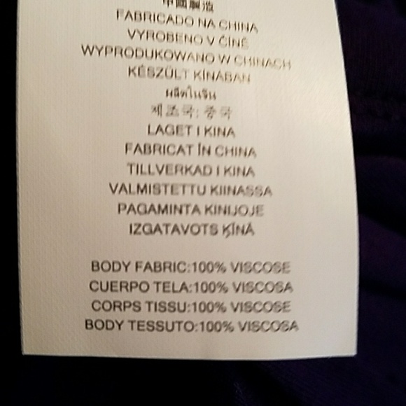 Michael Kors purple shirt with black lace - Picture 5 of 5